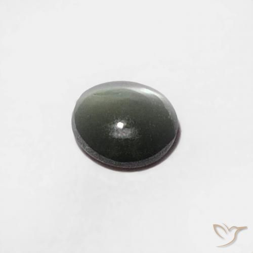 Crisoberilo Ojo de Gato Plata natural de 0.21 ct, Ovalada, Opaco