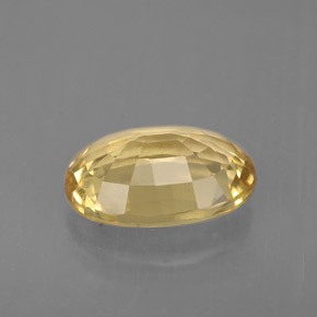 Crisoberilo amarillo natural de 2,15 ct, corte óvalo, VS-SI