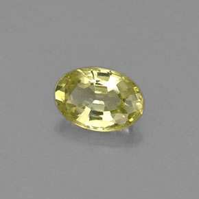 Crisoberilo verde natural de 0,57 ct, corte óvalo, VVS