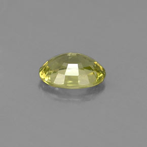 Crisoberilo verde natural de 0,57 ct, corte óvalo, VVS