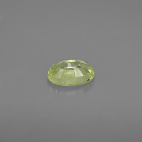 Crisoberilo verde natural de 0,54 ct, corte óvalo, VS