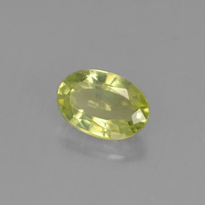 Crisoberilo verde natural de 0,56 ct, corte óvalo, VVS