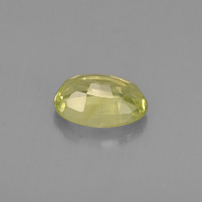 Crisoberilo verde natural de 0,56 ct, corte óvalo, VVS