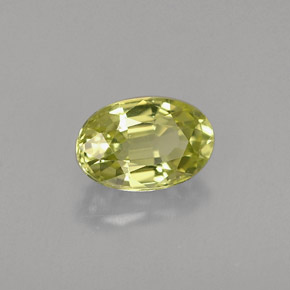 Crisoberilo verde natural de 0,61 ct, corte óvalo, VVS