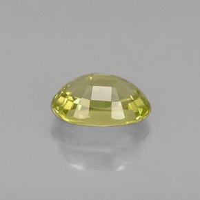 Crisoberilo verde natural de 0,61 ct, corte óvalo, VVS