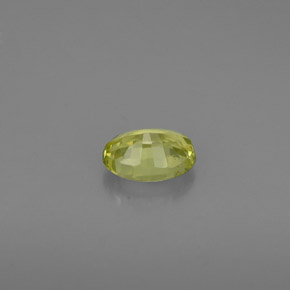 Crisoberilo Verde dorado natural de 0.53 ct, Corte Óvalo, VVS