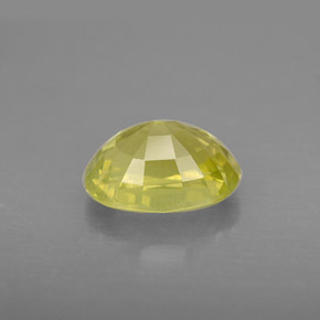 Crisoberilo amarillo natural de 2,55 ct, corte óvalo, VS