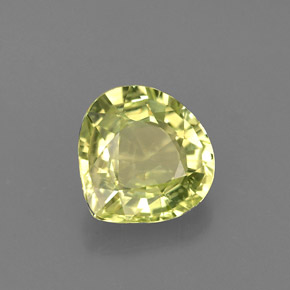 Crisoberilo verde natural de 1,41 ct, en forma de pera, VVS-VS