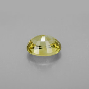 Crisoberilo amarillo natural de 1,94 ct, corte óvalo, VS