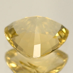 Crisoberilo amarillo natural de 0,78 ct, trillón, IF