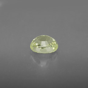 Crisoberilo amarillo natural de 1,10 ct, corte óvalo, VVS