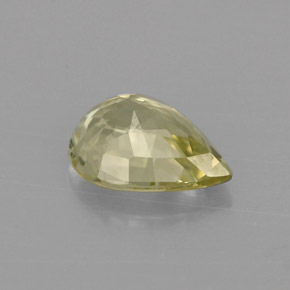 Crisoberilo verde natural de 1,06 ct, en forma de pera, VVS-VS