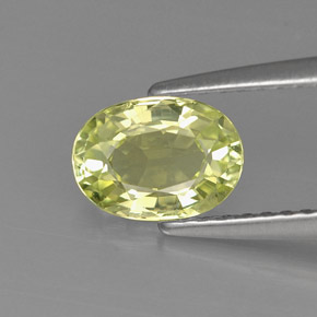 Crisoberilo verde natural de 1,03 ct, corte óvalo, VVS