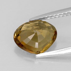 Crisoberilo amarillo natural de 2,24 ct, en forma de pera, VVS-VS