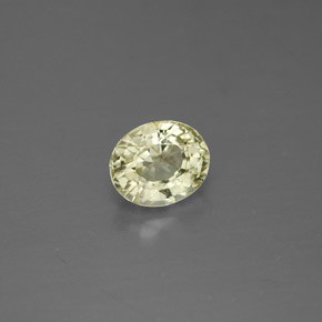 Crisoberilo verde natural de 0,88 ct, corte óvalo, VVS-VS