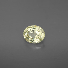 Crisoberilo verde natural de 0,88 ct, corte óvalo, VVS-VS