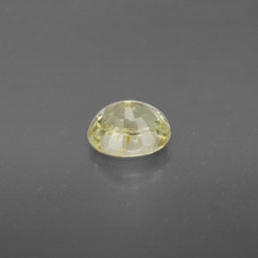 Crisoberilo verde natural de 0,88 ct, corte óvalo, VVS-VS