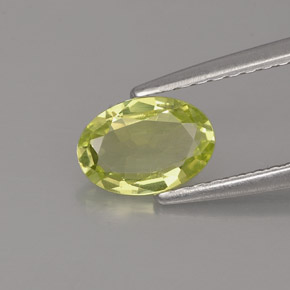 Crisoberilo verde natural de 0,69 ct, corte óvalo, VVS-VS