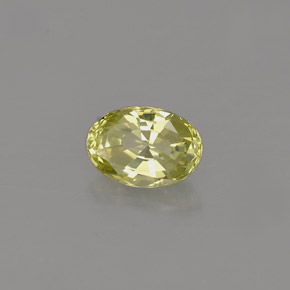 Crisoberilo verde natural de 0,58 ct, corte óvalo, IF