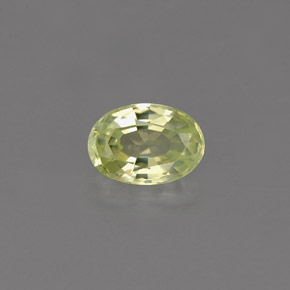 Crisoberilo verde natural de 0,61 ct, corte óvalo, VVS