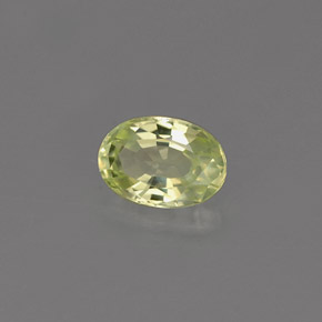 Crisoberilo verde natural de 0,61 ct, corte óvalo, VVS