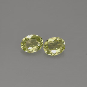 Gemas de crisoberilo verde natural de  ct, corte óvalo, VVS-VS