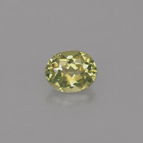 Crisoberilo verde natural de 0,48 ct, corte óvalo, VVS-VS