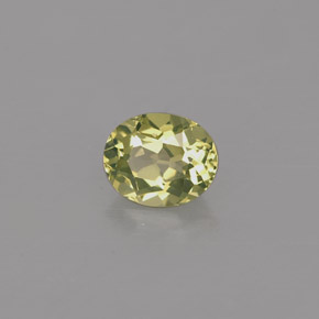 Crisoberilo verde natural de 0,48 ct, corte óvalo, VVS-VS