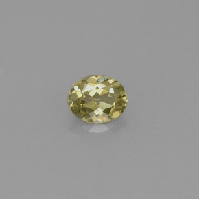 Crisoberilo verde natural de 0,44 ct, corte óvalo, VVS-VS