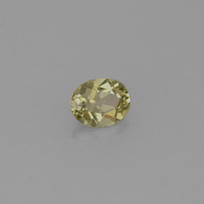 Crisoberilo verde natural de 0,44 ct, corte óvalo, VVS-VS