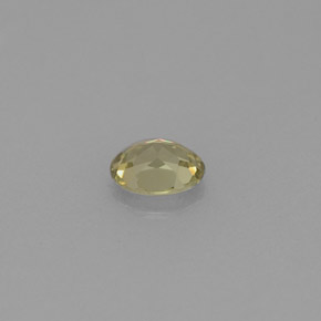 Crisoberilo verde natural de 0,44 ct, corte óvalo, VVS-VS