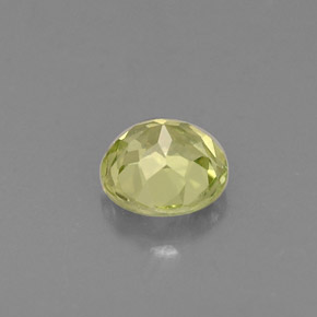 Crisoberilo amarillo natural de 0,38 ct, corte redondo, VVS-VS