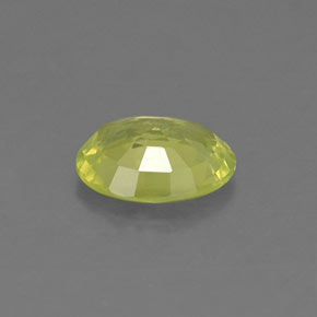 Crisoberilo verde natural de 0,79 ct, corte óvalo, VS