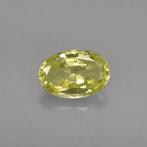 Crisoberilo verde natural de 0,56 ct, corte óvalo, VVS-VS