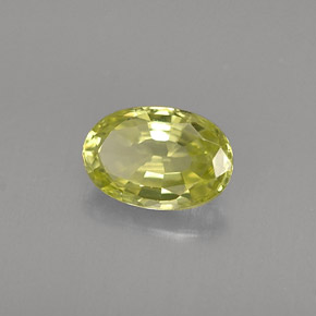 Crisoberilo verde natural de 0,56 ct, corte óvalo, VVS-VS