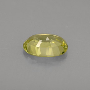 Crisoberilo verde natural de 0,56 ct, corte óvalo, VVS-VS