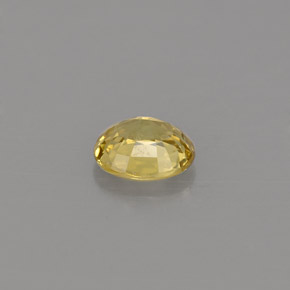 Crisoberilo amarillo natural de 0,71 ct, corte óvalo, VVS-VS