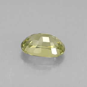 Crisoberilo Verde amarillo natural de 0.71 ct, Corte Óvalo, VS