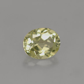 Crisoberilo verde natural de 0,82 ct, corte óvalo, VVS