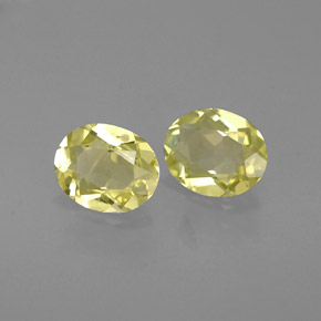 Gemas de crisoberilo amarillo natural de  ct, corte óvalo, VVS-VS