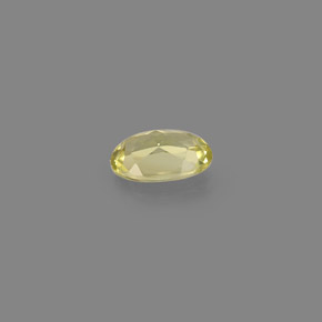 Crisoberilo amarillo natural de 0,52 ct, corte óvalo, VVS