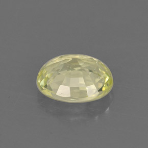 Crisoberilo verde natural de 0,87 ct, corte óvalo, VVS-VS