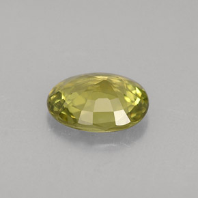 Crisoberilo verde natural de 0,66 ct, corte óvalo, VVS-VS