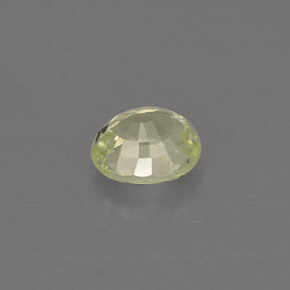 Crisoberilo verde natural de 0,54 ct, corte óvalo, VVS