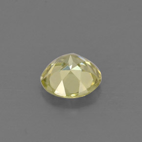Crisoberilo amarillo natural de 0,68 ct, corte redondo, VVS