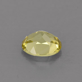 Crisoberilo amarillo natural de 0,72 ct, corte óvalo, VVS-VS