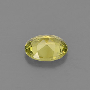 Crisoberilo verde natural de 0,57 ct, corte óvalo, VVS