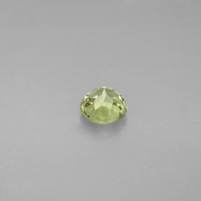 Crisoberilo verde natural de 0,58 ct, corte redondo, VVS