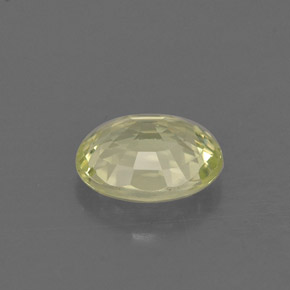 Crisoberilo verde natural de 0,72 ct, corte óvalo, VVS-VS