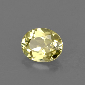 Crisoberilo verde natural de 0,69 ct, corte óvalo, VVS